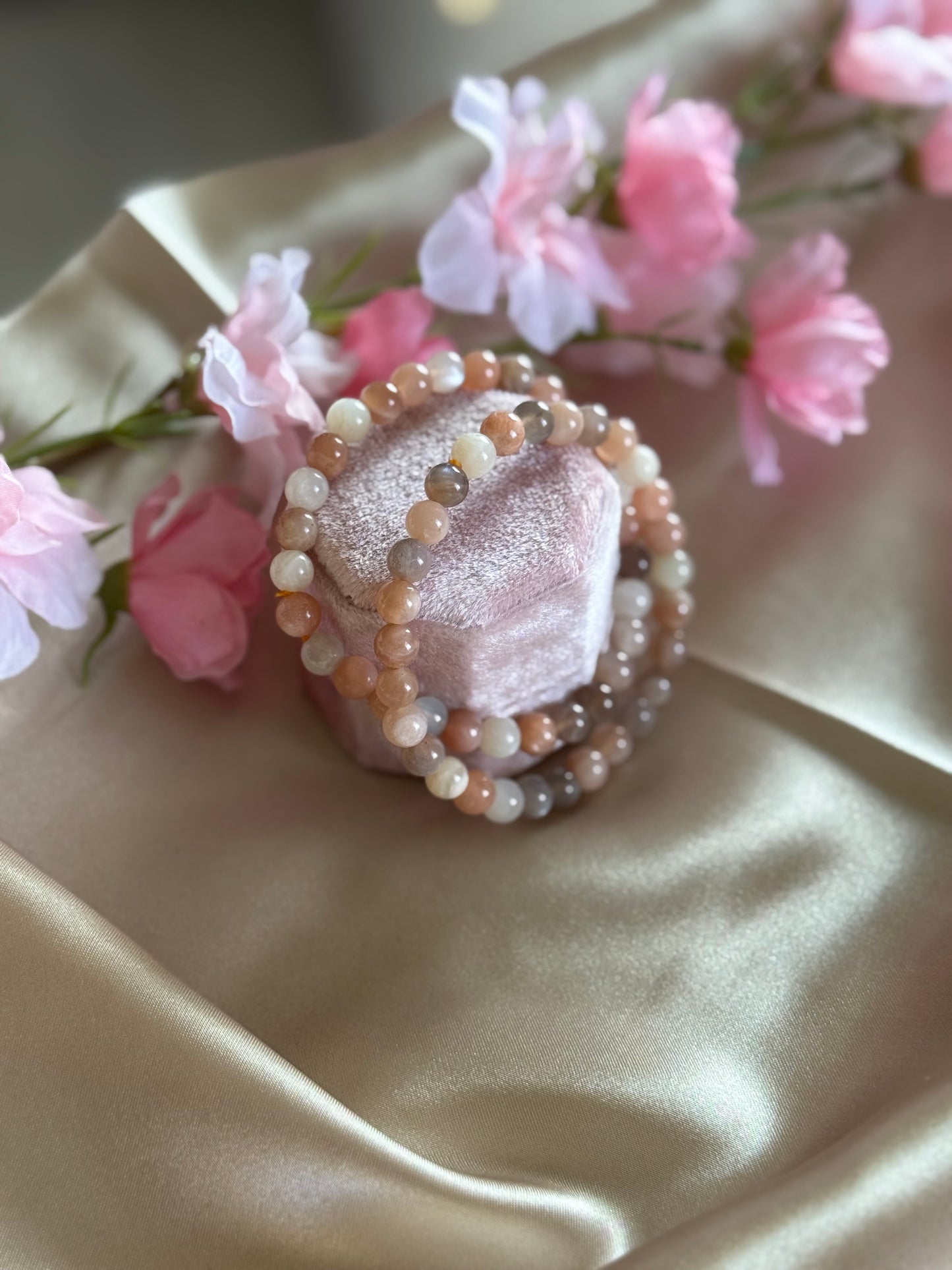 Mixed Moonstone Bracelet