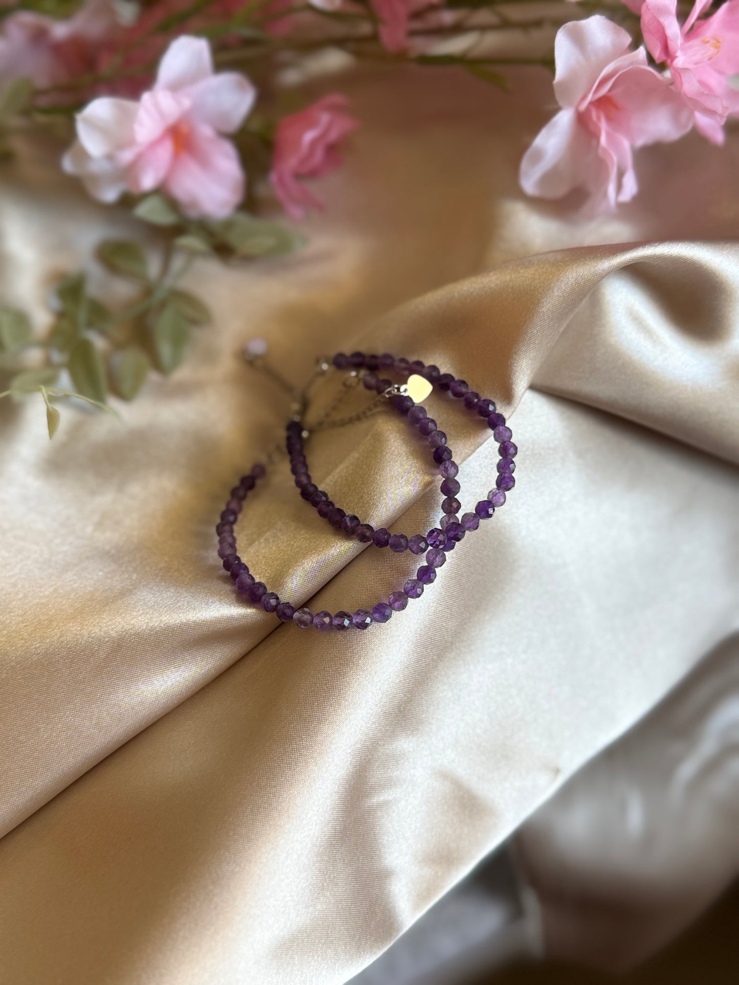 Amethyst Faceted Bracelet