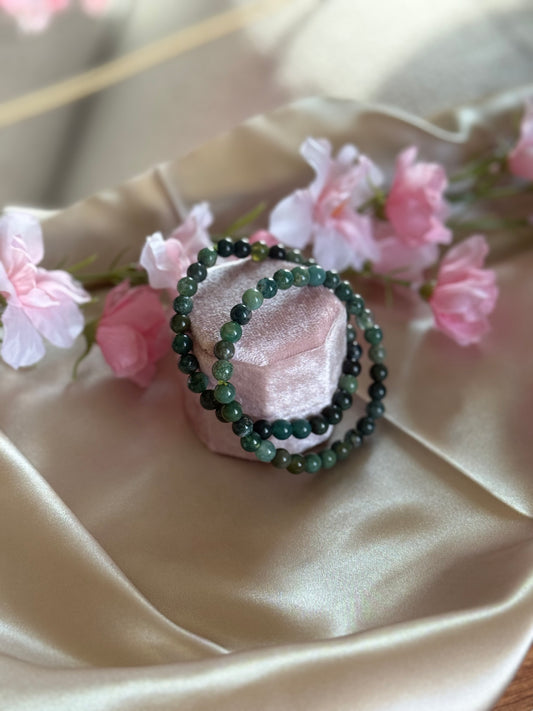 Moss Agate Bracelet