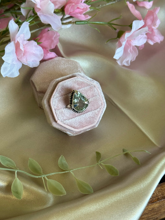 Green Amethyst sz 7