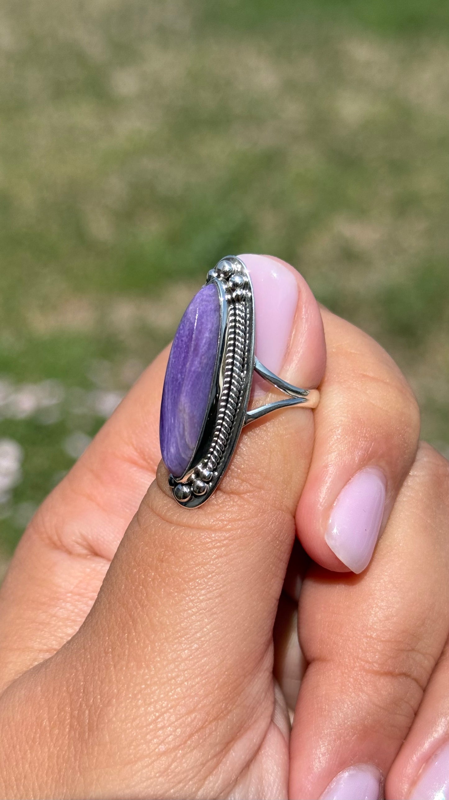 Chariote Serenity Ring in sterling silver sz 7